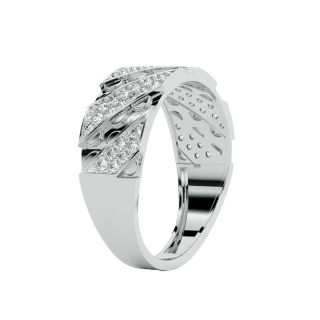 Pamela Round Diamond Ring For Men